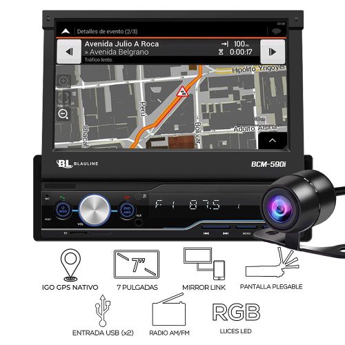Radio 2 Din GPS Bluetooth Pantalla Táctil Android Torrelavega