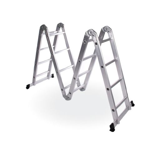 Todoferreteria - Escalera Plegable Articulada de Aluminio 16 Escalones