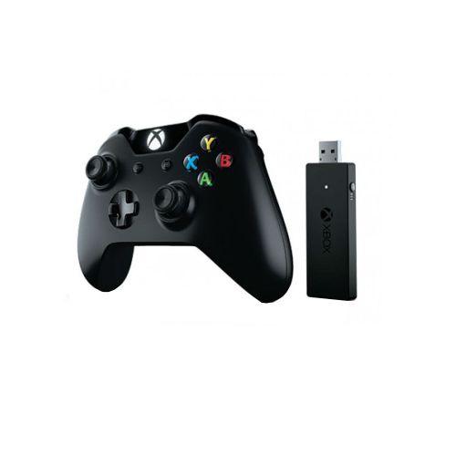 Joystick Microsoft Wireless Negro para Xbox One y PC