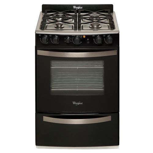 Cocina whirlpool wfx 56 dg acero grill c / luz enc. autolimpiante