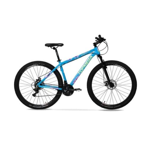 Bicicleta Mtb Topmega Regal R29 21v Cambios Shimano Celeste