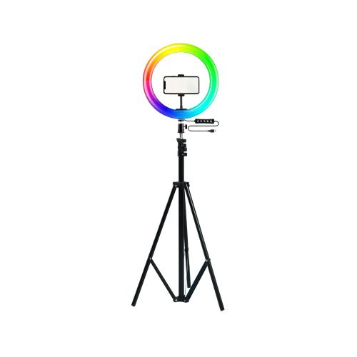 Aro De Luz Led Rgb 36cm Ring Light Dinax DX-TRIRGB14