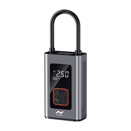 Inflador Electrico Portatil Nictom Auto Moto Bici Pelota con Batería