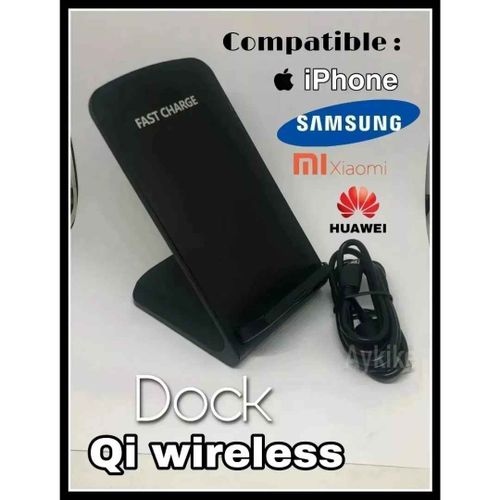 Cargador Inalámbrico Celular Para iPhone X Xs Xr 11 -12 Pro Max Plus 13  14 15 16 Rápido Dock