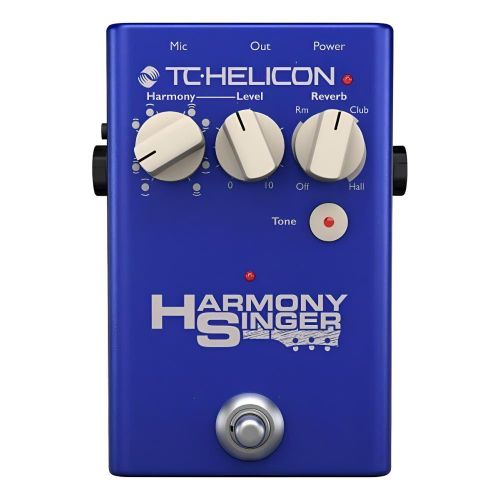 Pedal De Efecto Procesador Voz Harmony Singer 2 Tc Helicon Azul