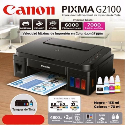 Impresora Multifunción Canon Pixma G2100