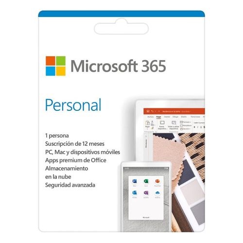 Licencia Microsoft Office 365 Personal x 1 Año