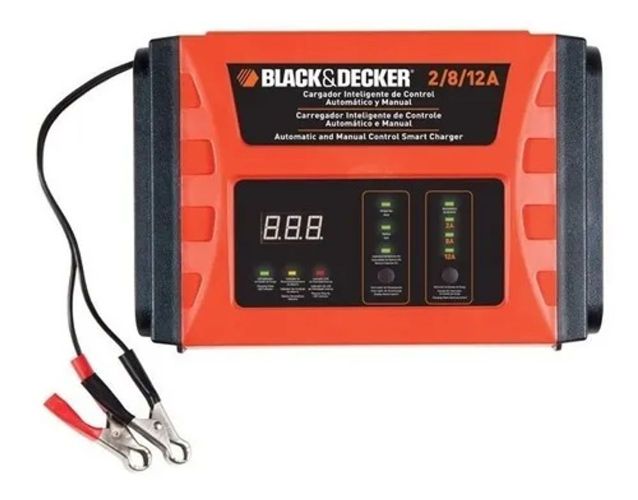 Cargador Bater a Inteligente Black decker 12v 12amp Bc12