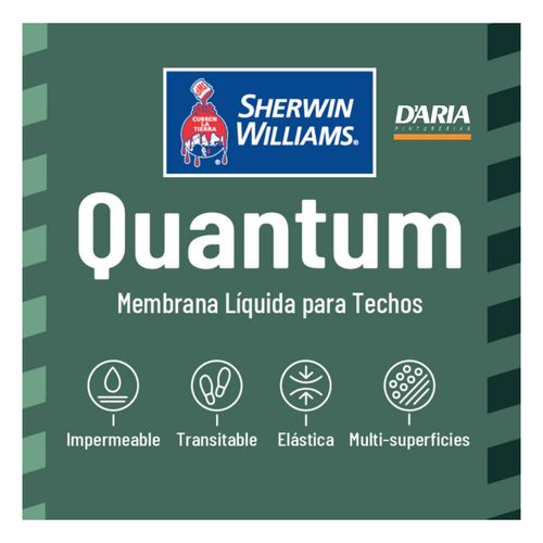 Quantum Membrana Liquida Techo Poliuretanica 10 Kg Sherwin