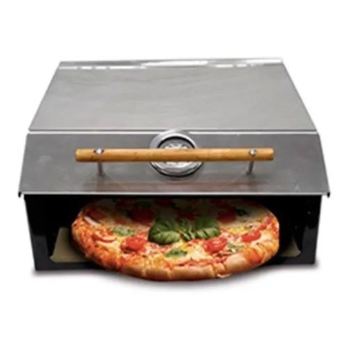 Parrilla Portatil Nakan 3 en 1 Horno Pizzero Plancha Acero
