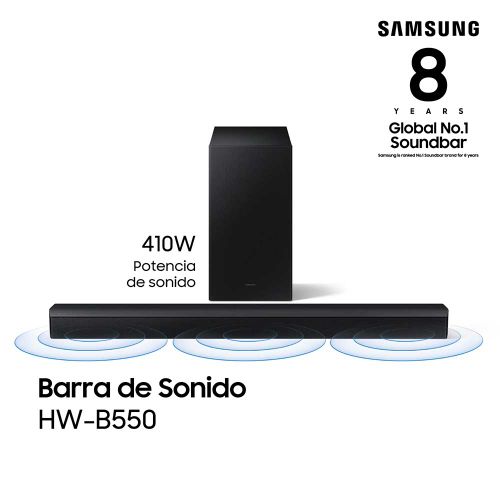 Barra de Sonido Subwoofer Samsung HW-B550