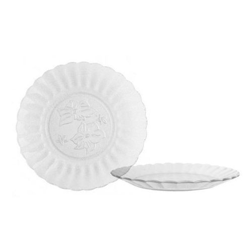 Plato Postre Durax Orquidea 19 Cm Caja X 36