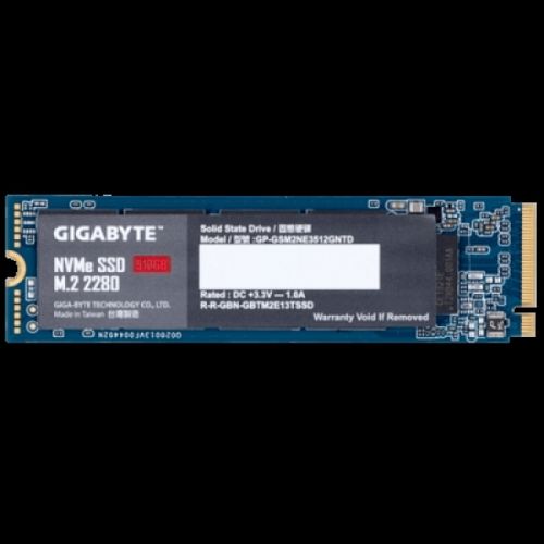 GIGABYTE NVMe SSD 512GB Características principales