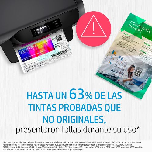 Cartucho de tinta HP 662 Tricolor Original (CZ104AL)