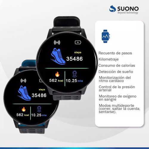 Smartwatch Suono ACC0033 Negro