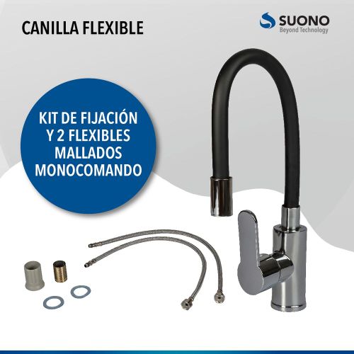 De Cocina Fv Flexibles Para Canillas Monocomando Grifo Flexible