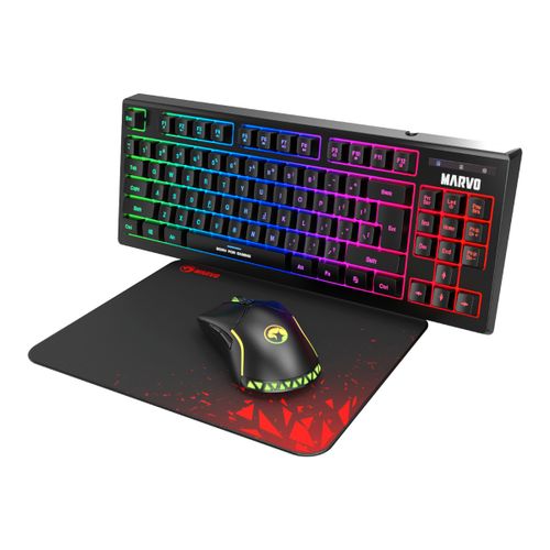 Combo Teclado Pad y Mouse Gamer Marvo en CM-310