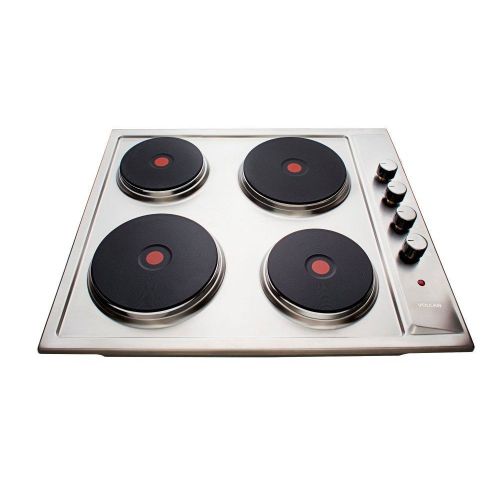 Anafe Eléctrico Volcan Ef4aev Acero Inoxidable 4 Hornallas