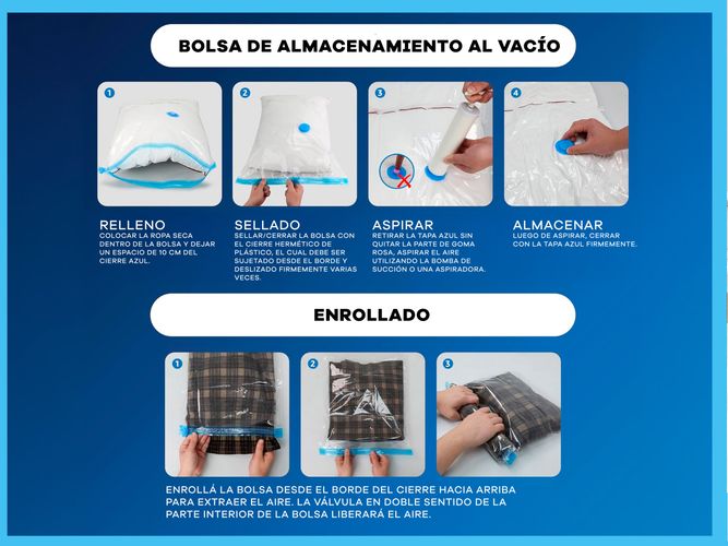 Envasar Al Aspirador Bolsas Vacio Bolsas Al Vacío Para Ropa Unid