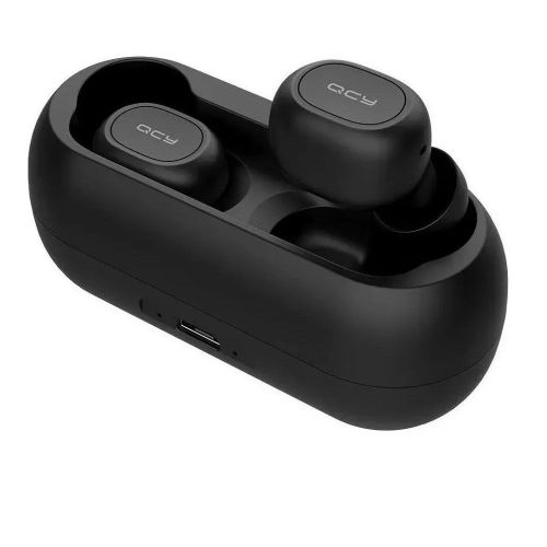 Mini auriculares inalámbricos Bluetooth y micrófono. Auriculares pequeños  negros