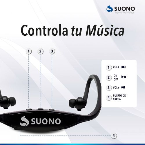Auriculares Bluetooth Deportivos Suono S9 AYV0016