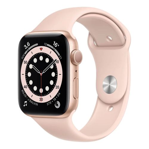 Apple Watch Series 6 (gps) - Caja De Aluminio Oro De 44 Mm - Correa  Deportiva Pink Sand