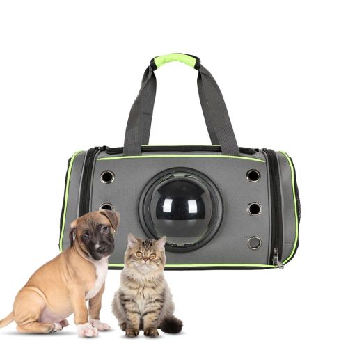 Bolso Transportador Gato Perro con Visor Apto Cabina de Avión
