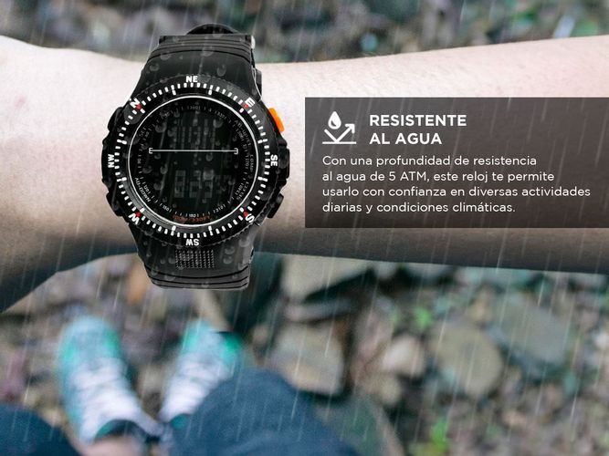 Reloj Sumergible Negro Gadnic Digital con Alarma