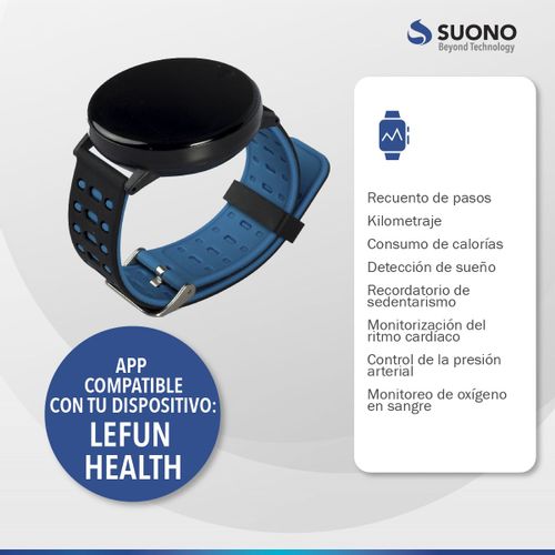 App Lefun Health Precio Smart Watch Women Men Braided Nylon Fabric