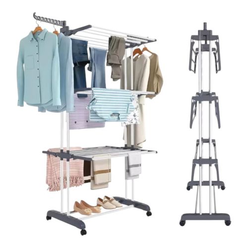 Sodimac Falabella Colgador De Ropa Plastico Tendedero Plegable