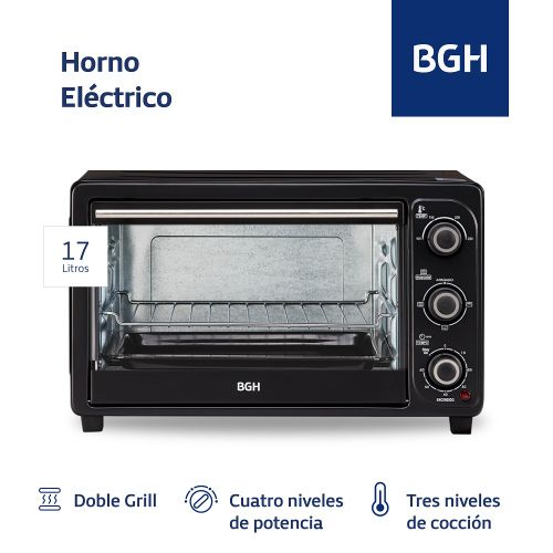 Horno Eléctrico 16 Lts BGH BHE17M20