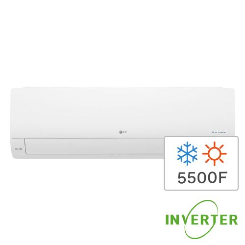 Aire acondicionado LG Dual Cool split inverter frío/calor 6000 frigorías  blanco 220V S4-W24K231E