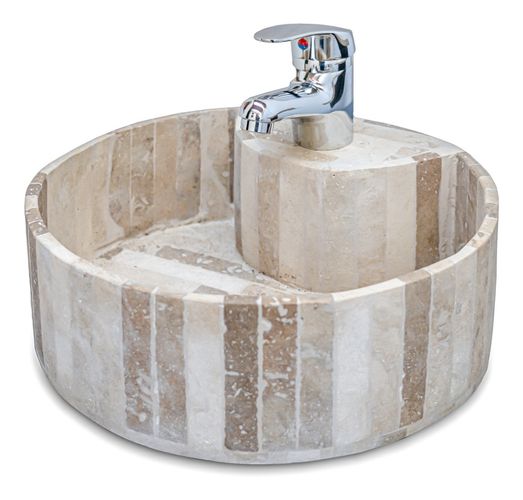 Bacha Griferia Artesanal Bronce Griferia Monocomando Lavatorio