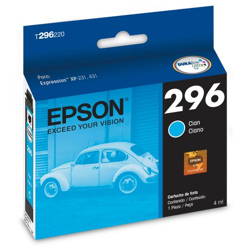 Cartucho de tinta Epson 296 Cyan
