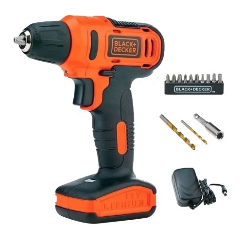 Taladro Ator Inalambrico Black + Decker 12v 10mm Cd121k