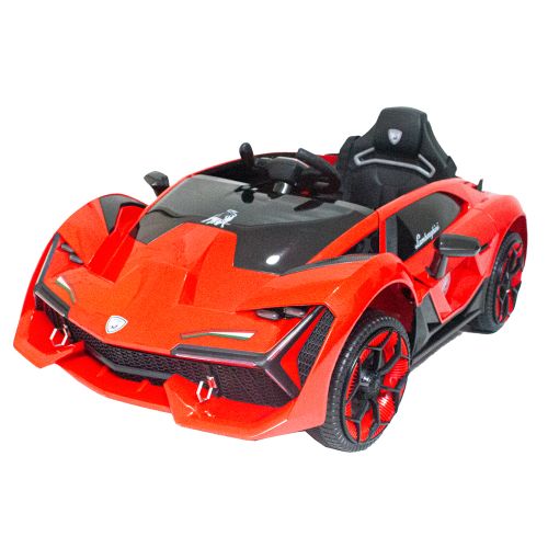 Auto Deportivo A Bateria Lamborghini Usb Mp3 Control Remoto Rojo