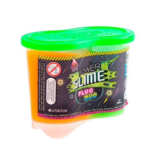 Super Power Slime XXL Colores Fluo Chikitoys