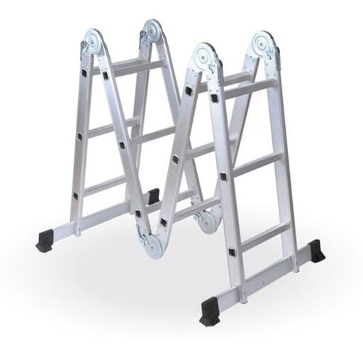 Escalera Multiproposito Aluminio Plegable Articulable Altura