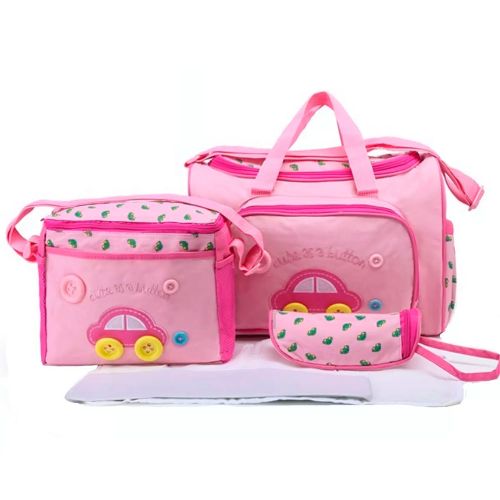 Set de Bolsos Maternales Celestes Gadnic MCH223 Cambiador Impermeable
