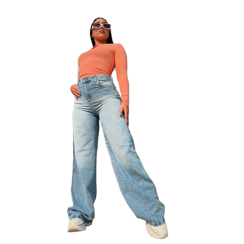 Jean Las Locas Wide Leg Gala Celeste 48