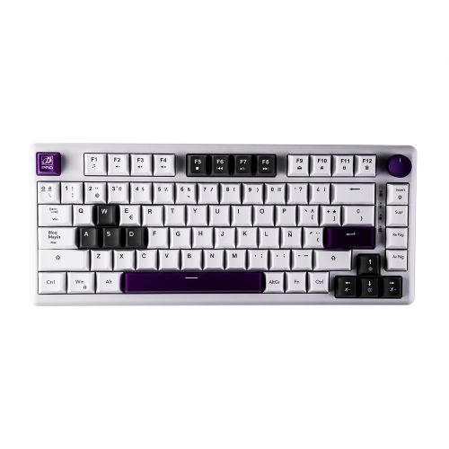 Teclado Inalámbrico 9Z Pro Ghost White
