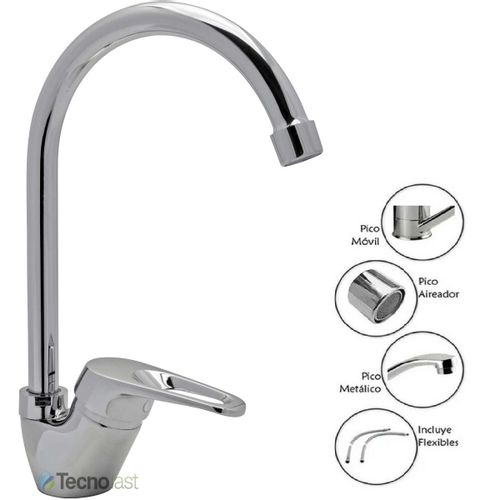 Monocomando Hydros Cocina Griferia Latina Monocomando Griferia