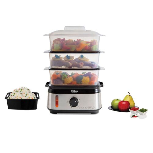 Liliana Av925 Vaporiera Naturalchef 3 Niveles 1.8 Litros