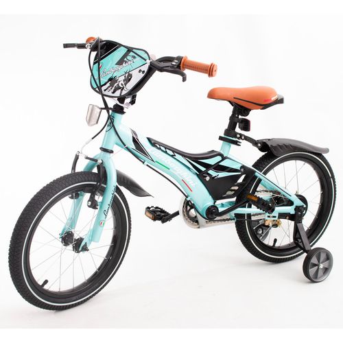 Bicicleta Infantil Carrozada Lamborghini Rodado 16 Verde