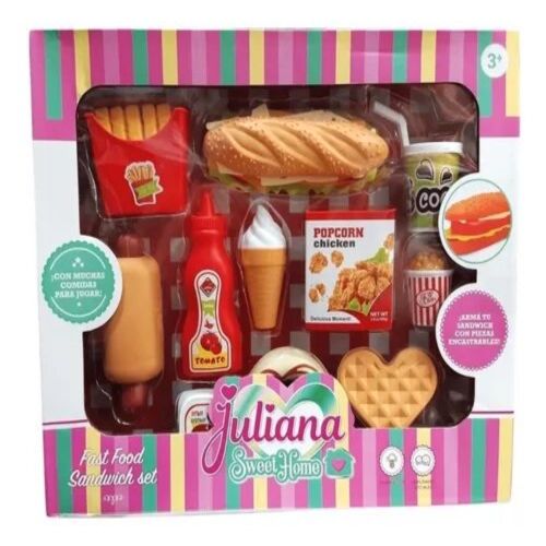 Set Fast Food Sandwich Juliana Sweet Home
