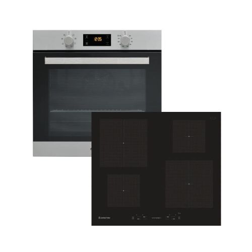 Horno electrico empotrable Ariston FA3 540 H IX A y anafe electrico 60 cm  F100158+F104151
