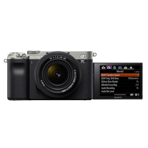 Camara compacta full frame Sony Alpha 7C ILCE 7CL color plateado