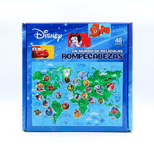 Rompecabezas Puzzle Mundo De Películas De Disney 48 Piezas