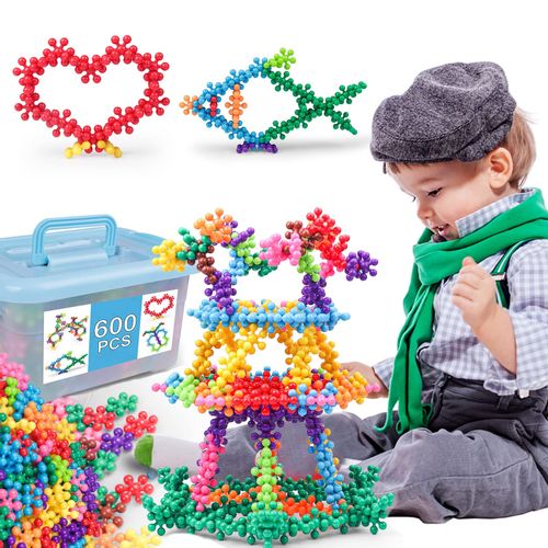 Juguetes Building Blocks NEOACT 600 PCS Connect para niños mayores
