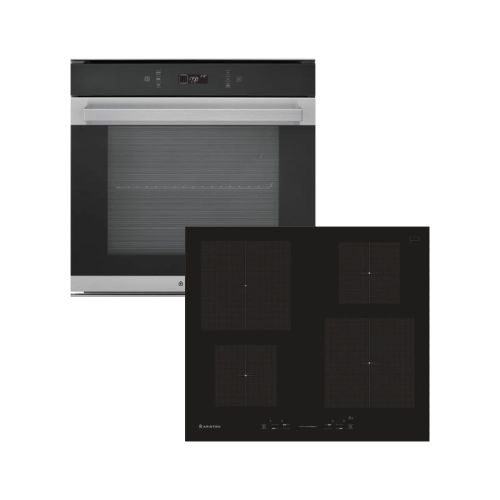 Horno electrico empotrable Ariston FI7 871 S P IX A y anafe electrico 60 cm  F096871+F104151